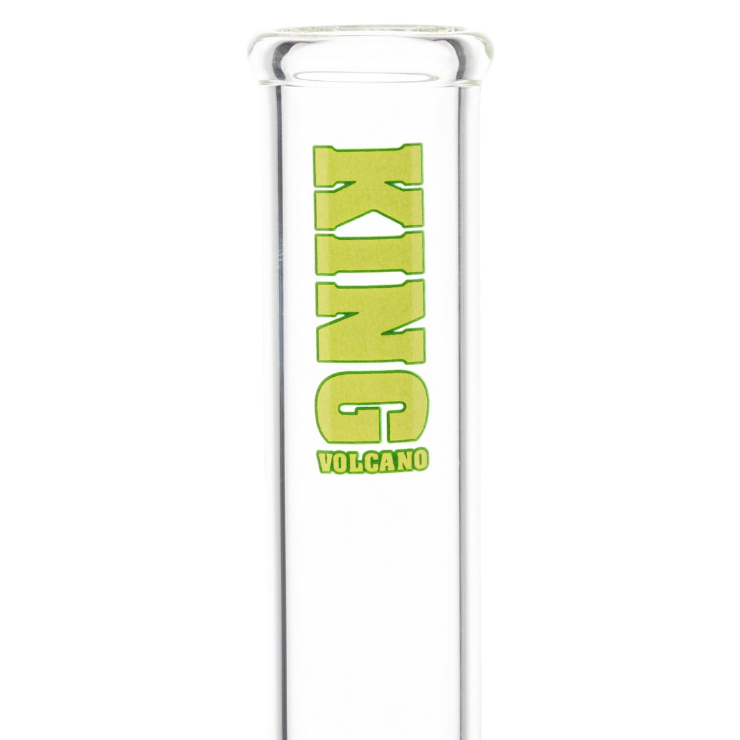 KV 50mm x 12” Beaker Water Pipe Light Green close-up studio photo - Up N Smoke