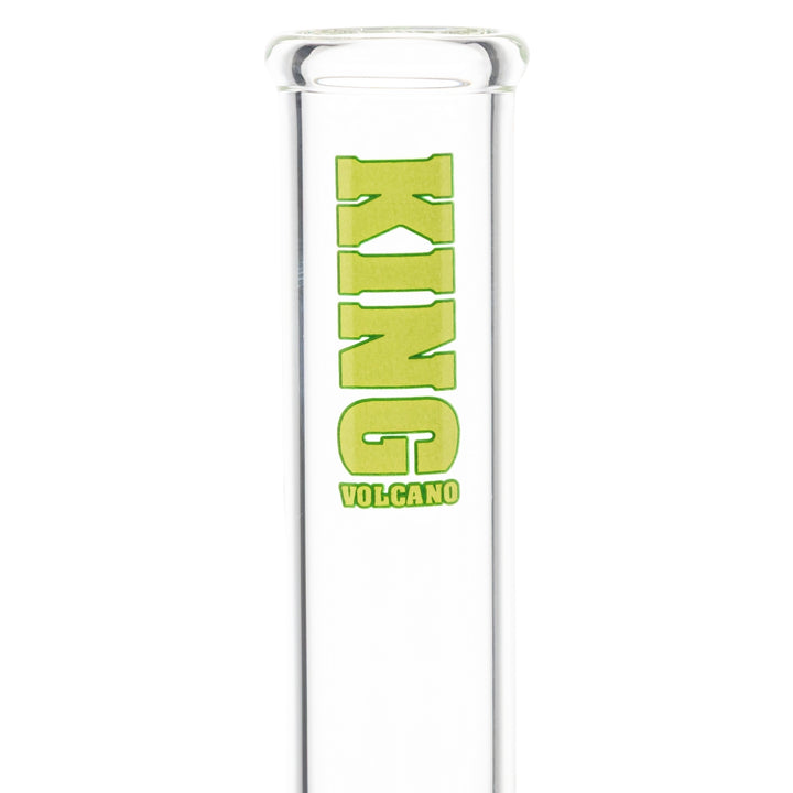 KV 50mm x 12” Beaker Water Pipe Light Green close-up studio photo - Up N Smoke