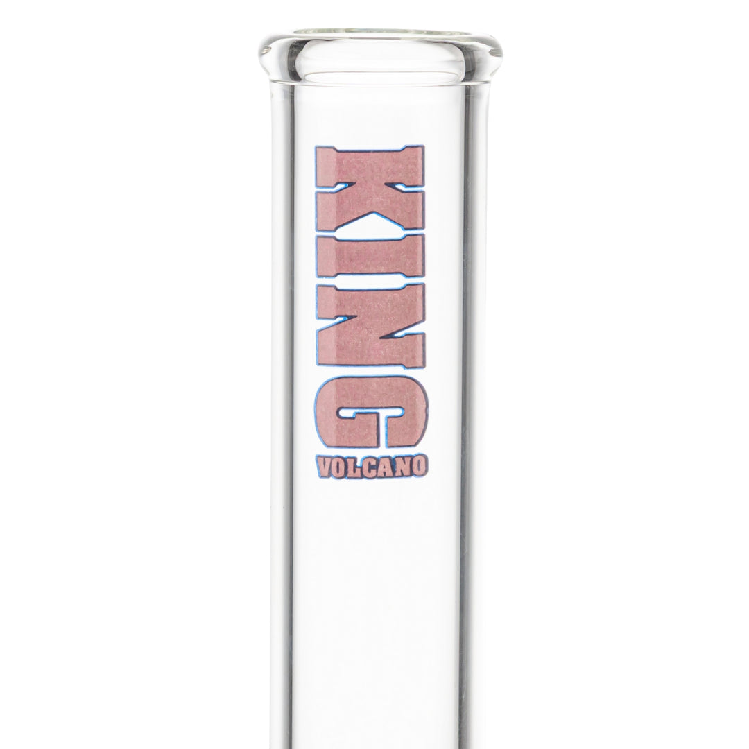 KV 50mm x 12” Beaker Water Pipe Purple close-up studio photo - Up N Smoke