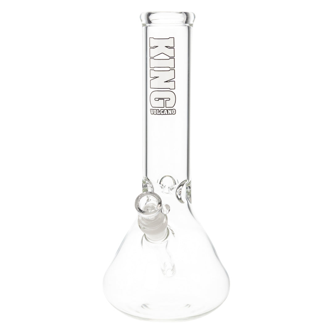 KV 50mm x 12” Beaker Water Pipe White studio photo - Up N Smoke
