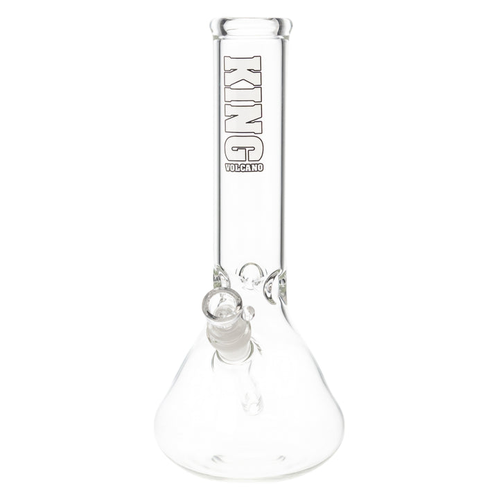 KV 50mm x 12” Beaker Water Pipe White studio photo - Up N Smoke