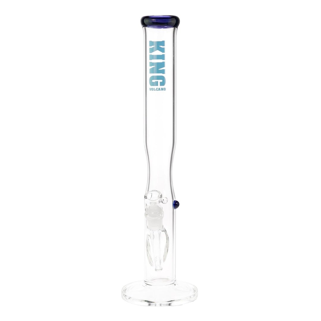 KV 50mm15” Blue Football Flare Slide Water Pipe displayed on a white background - Up N Smoke