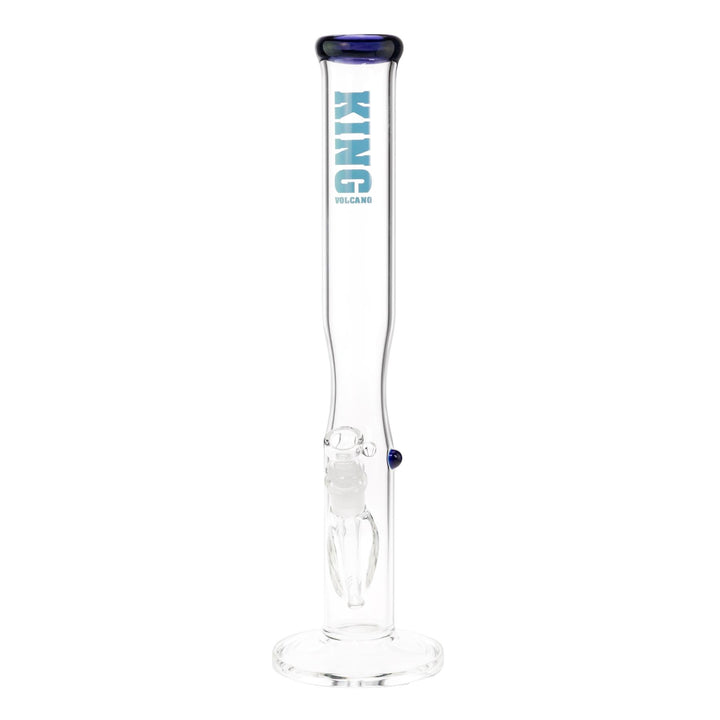 KV 50mm15” Blue Football Flare Slide Water Pipe displayed on a white background - Up N Smoke