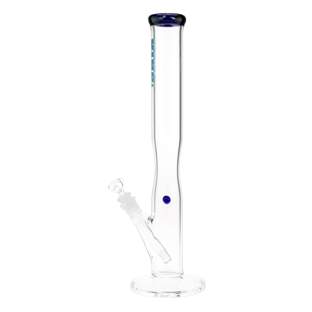 KV 50mm15” Blue Football Flare Slide Water Pipe displayed on a white background left facing - Up N Smoke