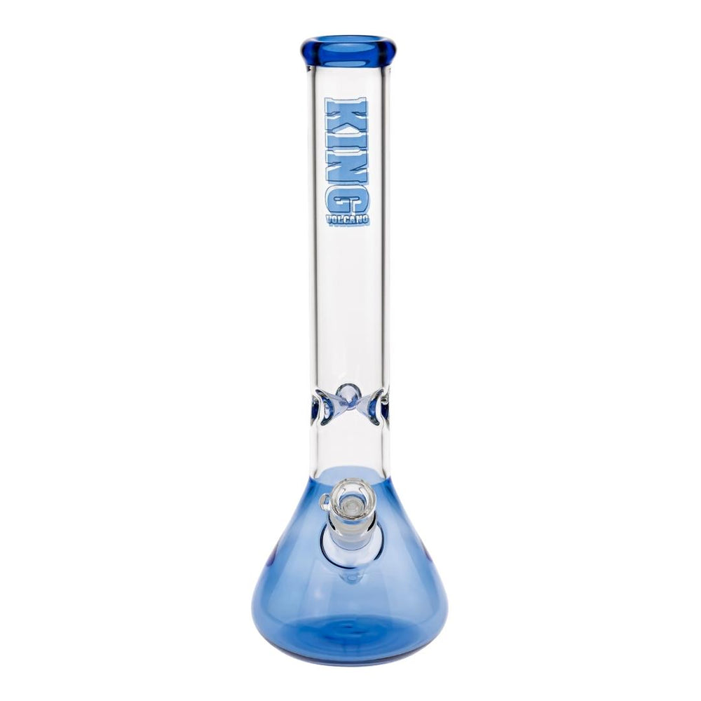 KV 50mmX15” Beaker Water Pipe displayed on a white background front angle - Up N Smoke