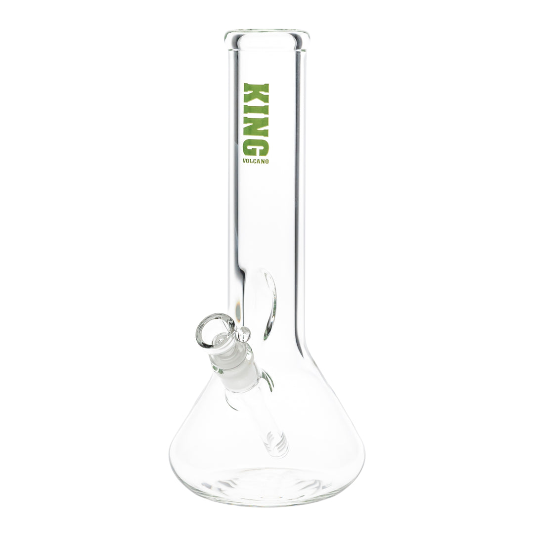 KV 50mmx12" One Prong Beaker green on a white background - Up N Smoke