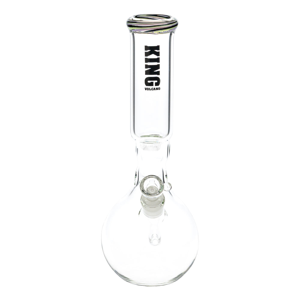 KV 50mmx12" Wrap Zong Beaker Water Pipe on a white background front angle - Up N Smoke