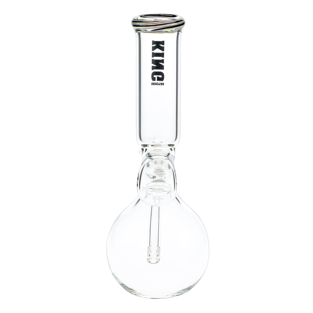 KV 50mmx12" Wrap Zong Beaker Water Pipe on a white background back angle - Up N Smoke