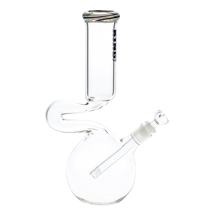KV 50mmx12" Wrap Zong Beaker Water Pipe on a white background right angle - Up N Smoke