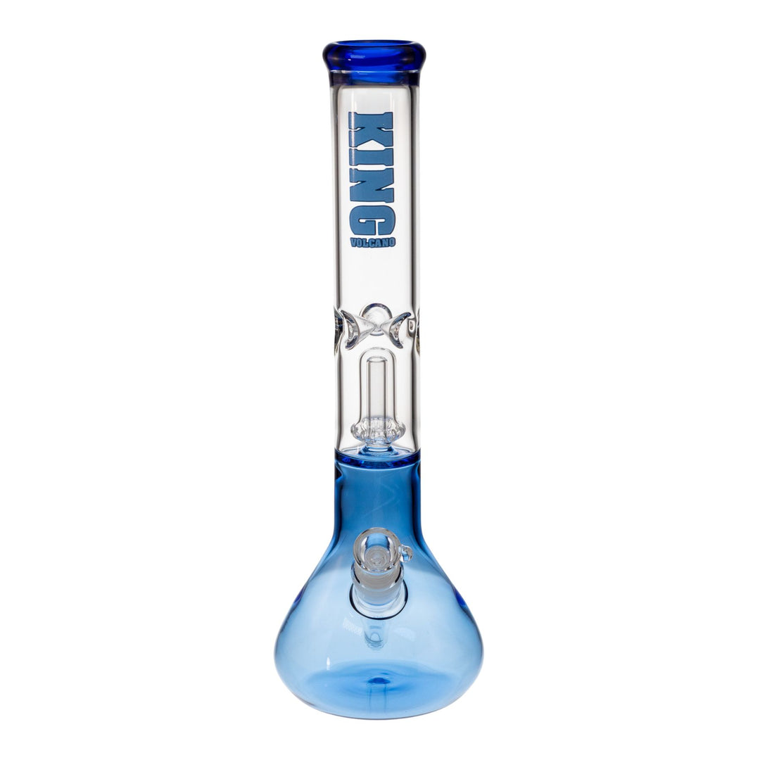 "Front view of a King Volcano 50mmx15in Single Wrap Beaker on a white background," - Up N Smoke.