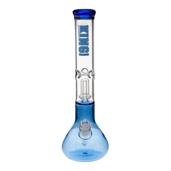 "Front view of a King Volcano 50mmx15in Single Wrap Beaker on a white background," - Up N Smoke.