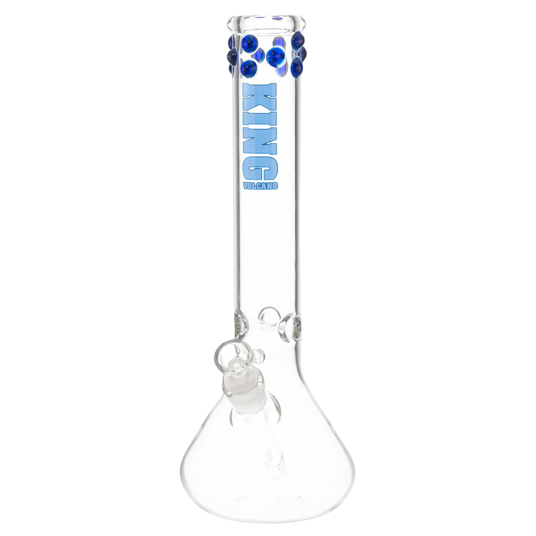 The King Volcano 50mm x 15in Dotted Beaker Blue - Up N Smoke