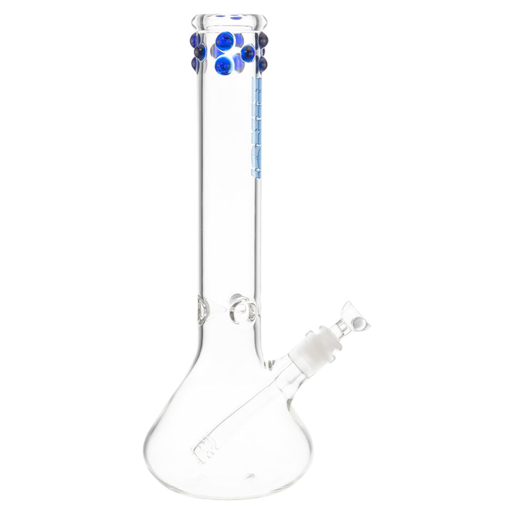 The King Volcano 50mm x 15in Dotted Beaker Blue right side - Up N Smoke