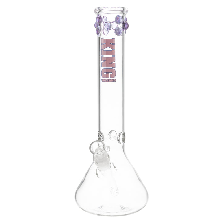 The King Volcano 50mm x 15in Dotted Beaker Purple - Up N Smoke