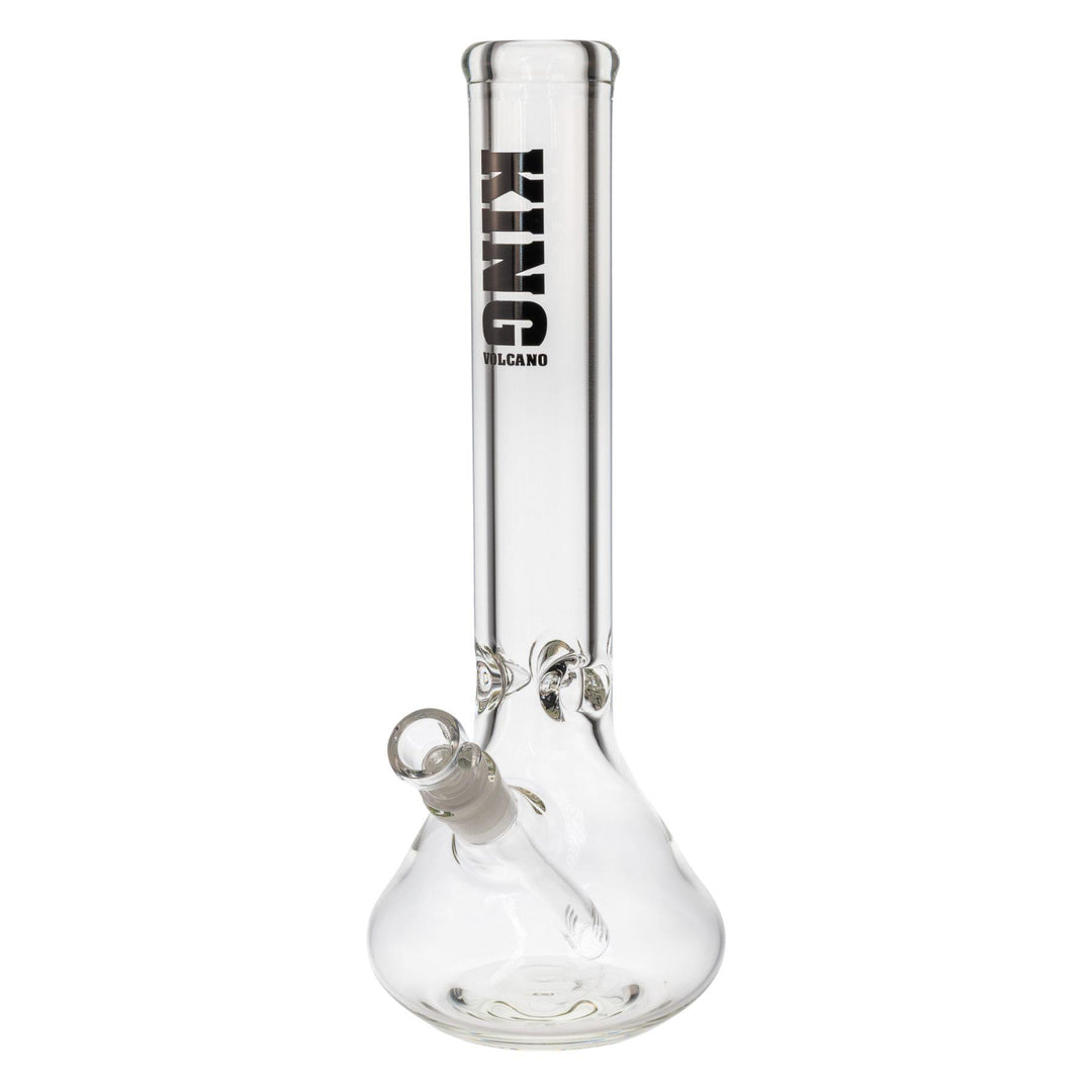 "Black King Volcano 50mmx15in Beaker Water Pipe on a white background," - Up N Smoke.