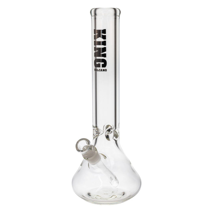 "Black King Volcano 50mmx15in Beaker Water Pipe on a white background," - Up N Smoke.