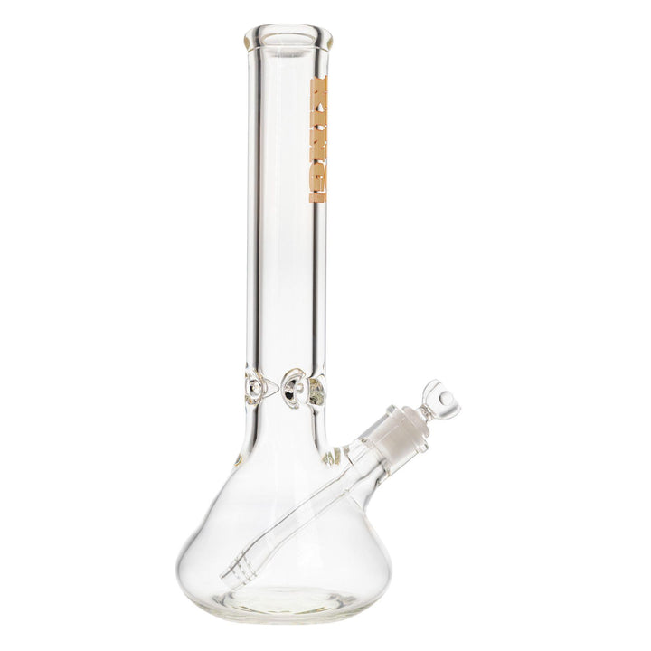 "Right-side of a King Volcano 50mmx15in Beaker Water Pipe that features a diffused downstem and a three-prong ice pinch," - Up N Smoke.