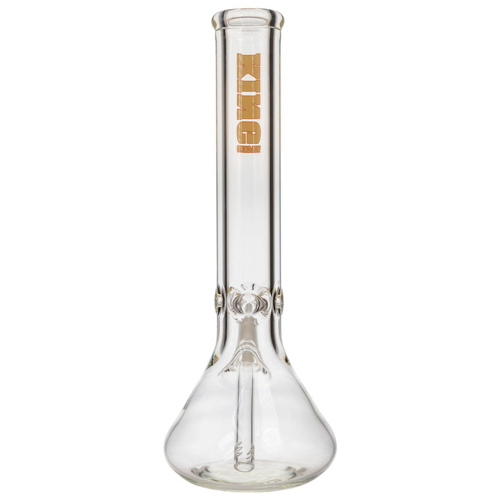 "Back of a King Volcano 50mmx15in Beaker Water Pipe on a white background," - Up N Smoke