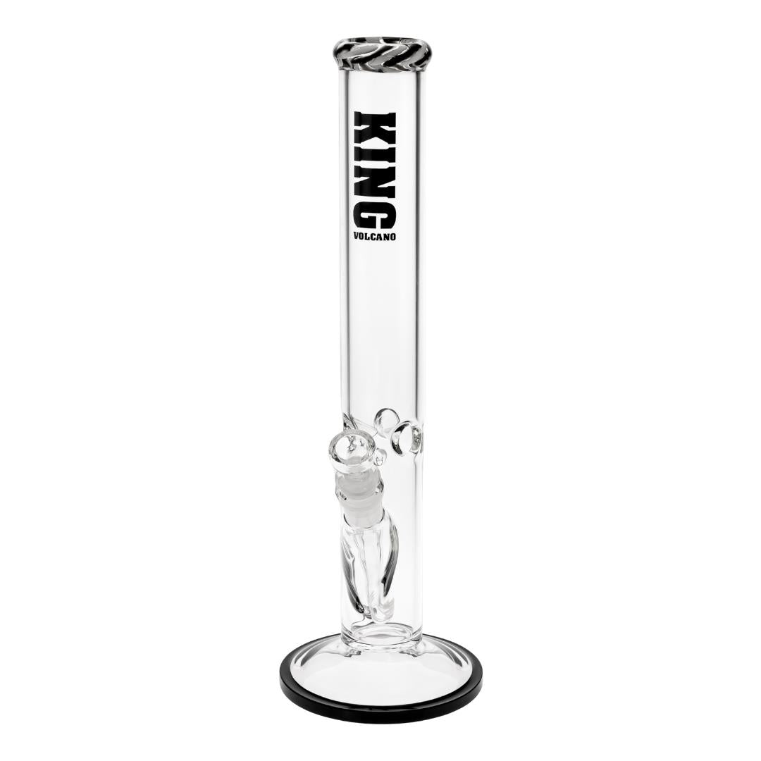 KV 50mmX15” Flare Water Pipe black color photo displayed on a white background - Up N Smoke