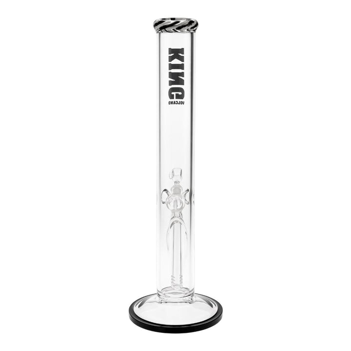 KV 50mmX15” Flare Water Pipe black color photo displayed on a white background back angle - Up N Smoke
