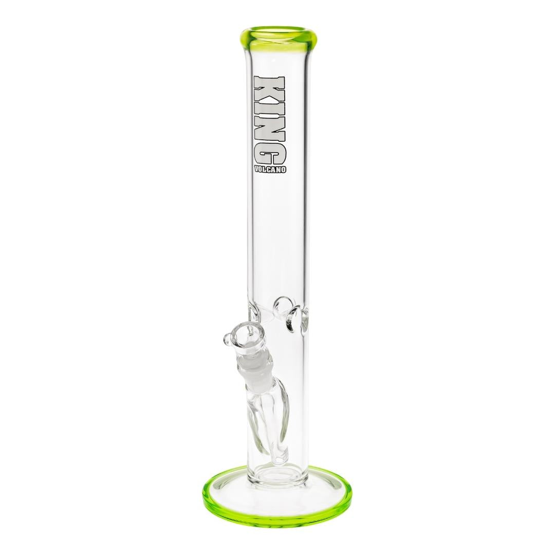 KV 50mmX15” Flare Water Pipe green color photo displayed on a white background - Up N Smoke