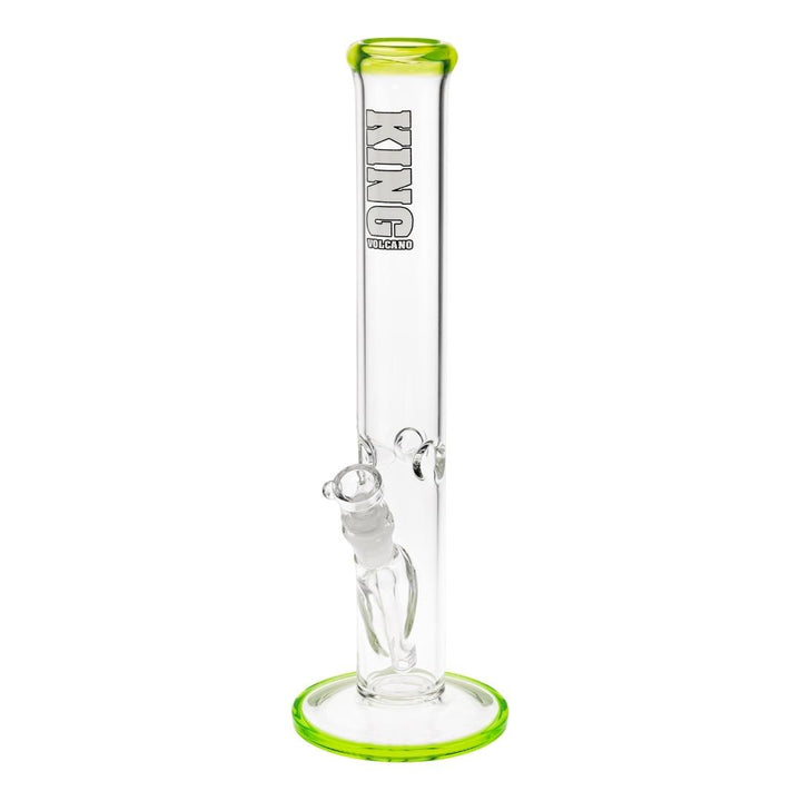 KV 50mmX15” Flare Water Pipe green color photo displayed on a white background - Up N Smoke