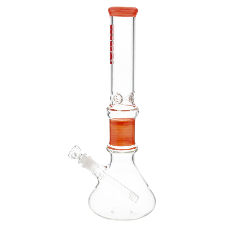 The KV 50mm x 15in Grip Water Pipe Red right angle - Up N Smoke 