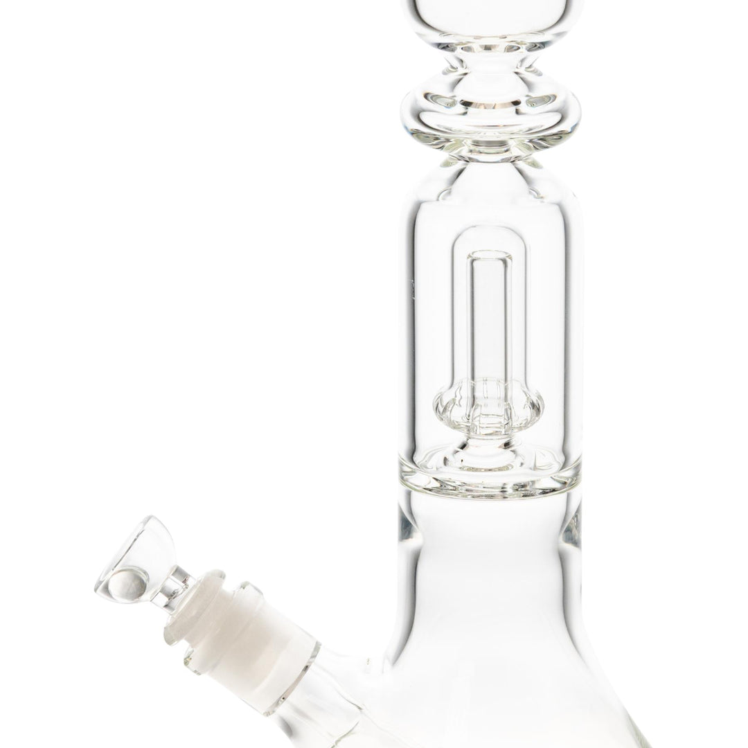 King Volcano 50mm x 15” Ring Beaker detailed angle - Up N Smoke 