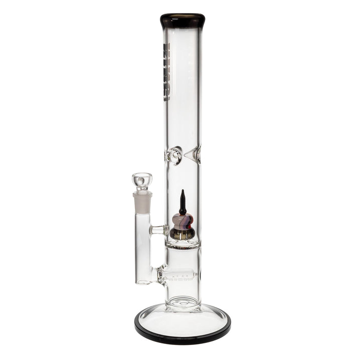 "Left-side view of a black King Volcano 50mmx16.5in Flare Inline," - Up N Smoke.