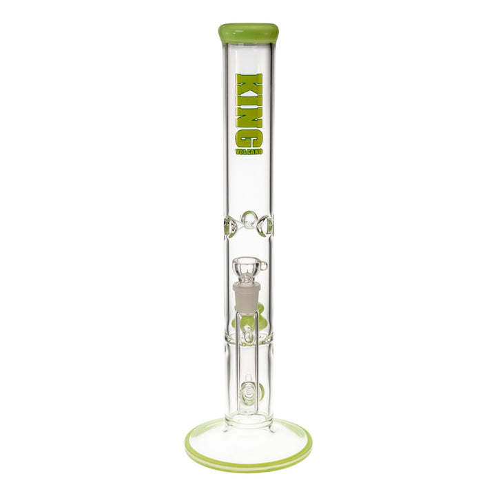 "Front-view of a King Volcano 50mmx16.5in Flare Inline on a white background," - Up N Smoke.