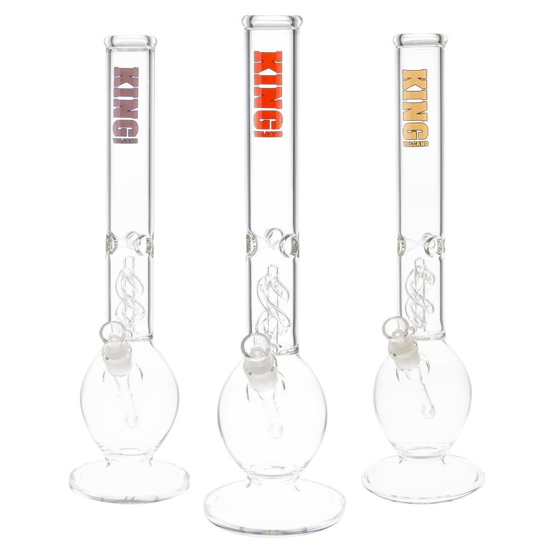 The King Volcano 50mm x 18in Single Flare Water Pipe group photo - Up N Smoke