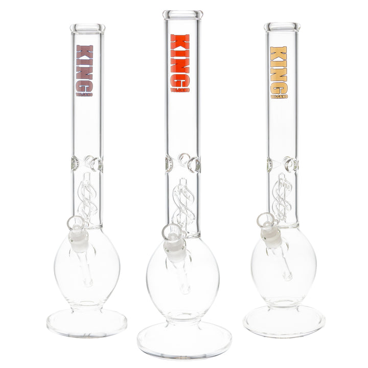 The King Volcano 50mm x 18in Single Flare Water Pipe group photo - Up N Smoke