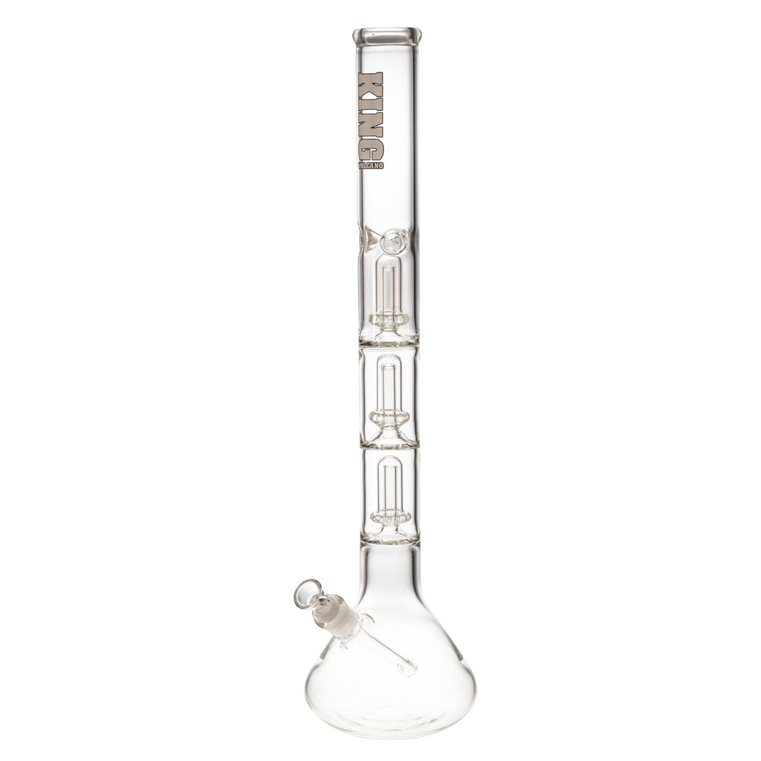 "White King Volcano 50mmx23in Triple Beaker," - Up N Smoke.