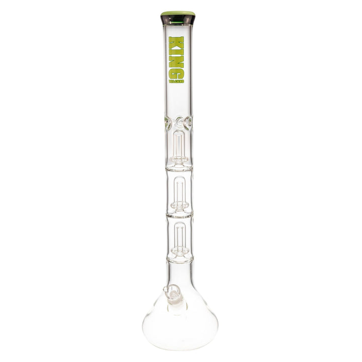 "Front of a King Volcano 50mmx23in Triple Wrap Beaker water pipe," - Up N Smoke.