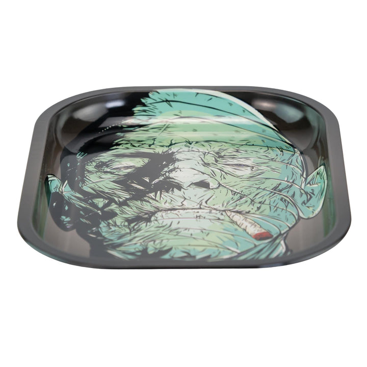 KYC Mummyjuana Rolling Tray Side Angle - Up N Smoke