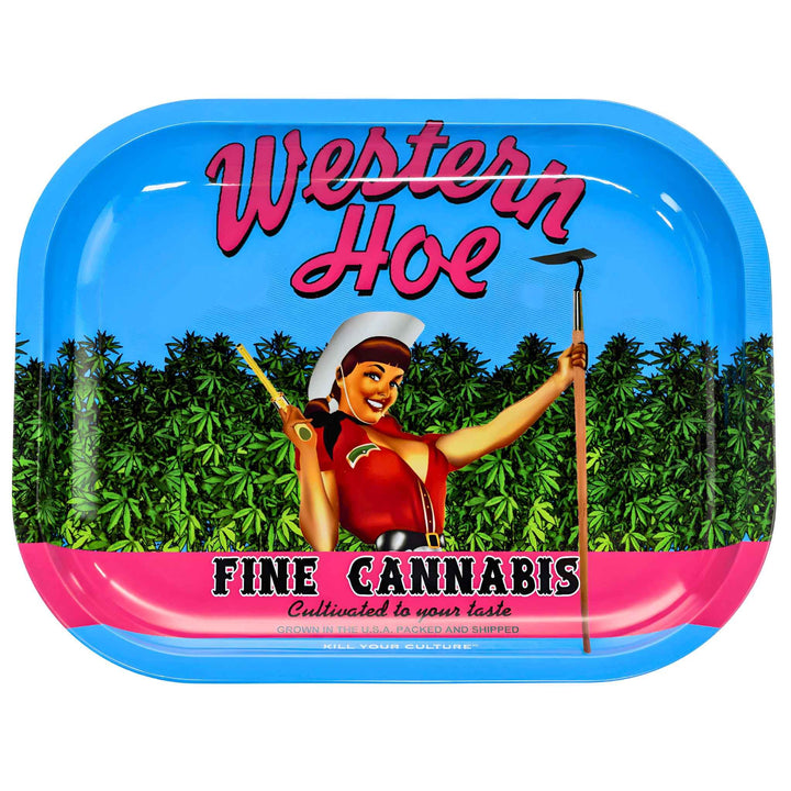 KYC Western Hoe Rolling Tray - Up N Smoke