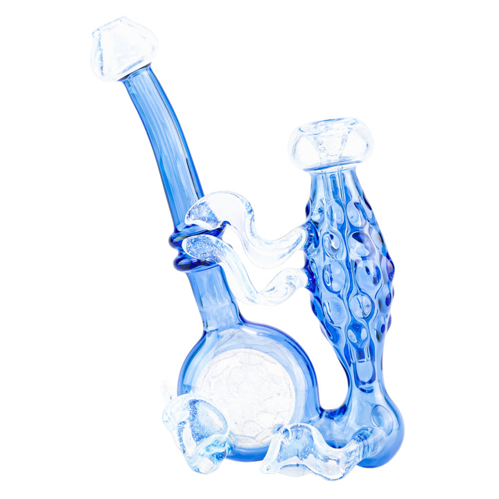 Kappen Standing Sidecar Rig Blue color on a white background left angle - Up N Smoke