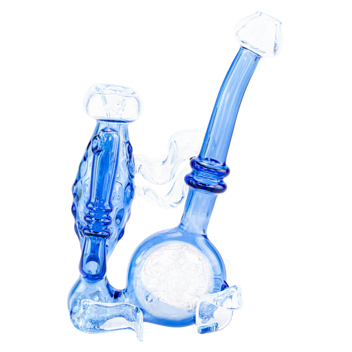 Kappen Standing Sidecar Rig Blue color on a white background right angle - Up N Smoke