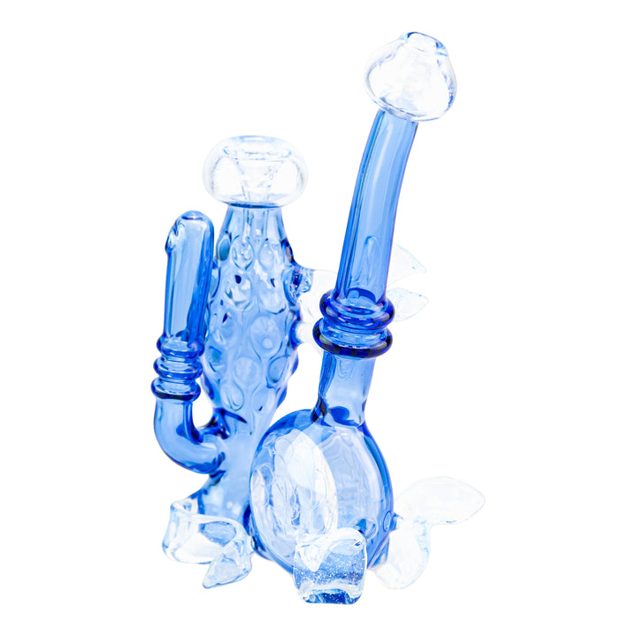 Kappen Standing Sidecar Rig Blue color on a white background slight right angle - Up N Smoke