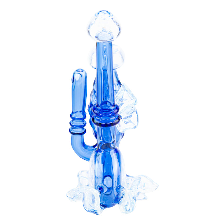 Kappen Standing Sidecar Rig Blue color on a white background front angle - Up N Smoke
