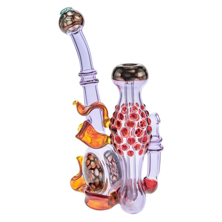 Kappen Standing Sidecar Rig Purple color on a white background slight left back angle - Up N Smoke