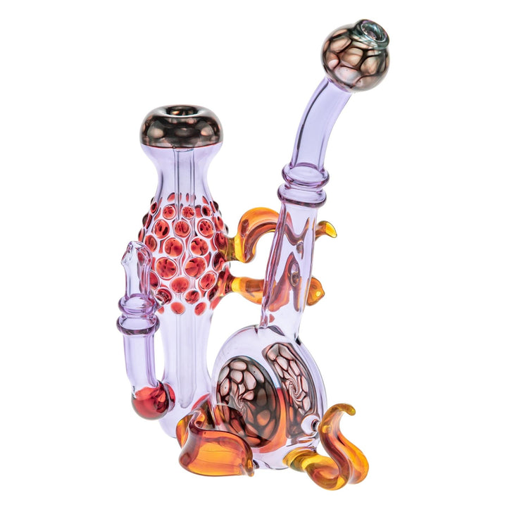 Kappen Standing Sidecar Rig Purple color on a white background slight right angle - Up N Smoke