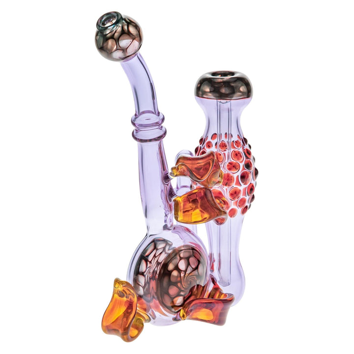Kappen Standing Sidecar Rig Purple color on a white background front left angle - Up N Smoke