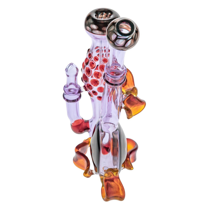 Kappen Standing Sidecar Rig Purple color on a white background top-down angle - Up N Smoke