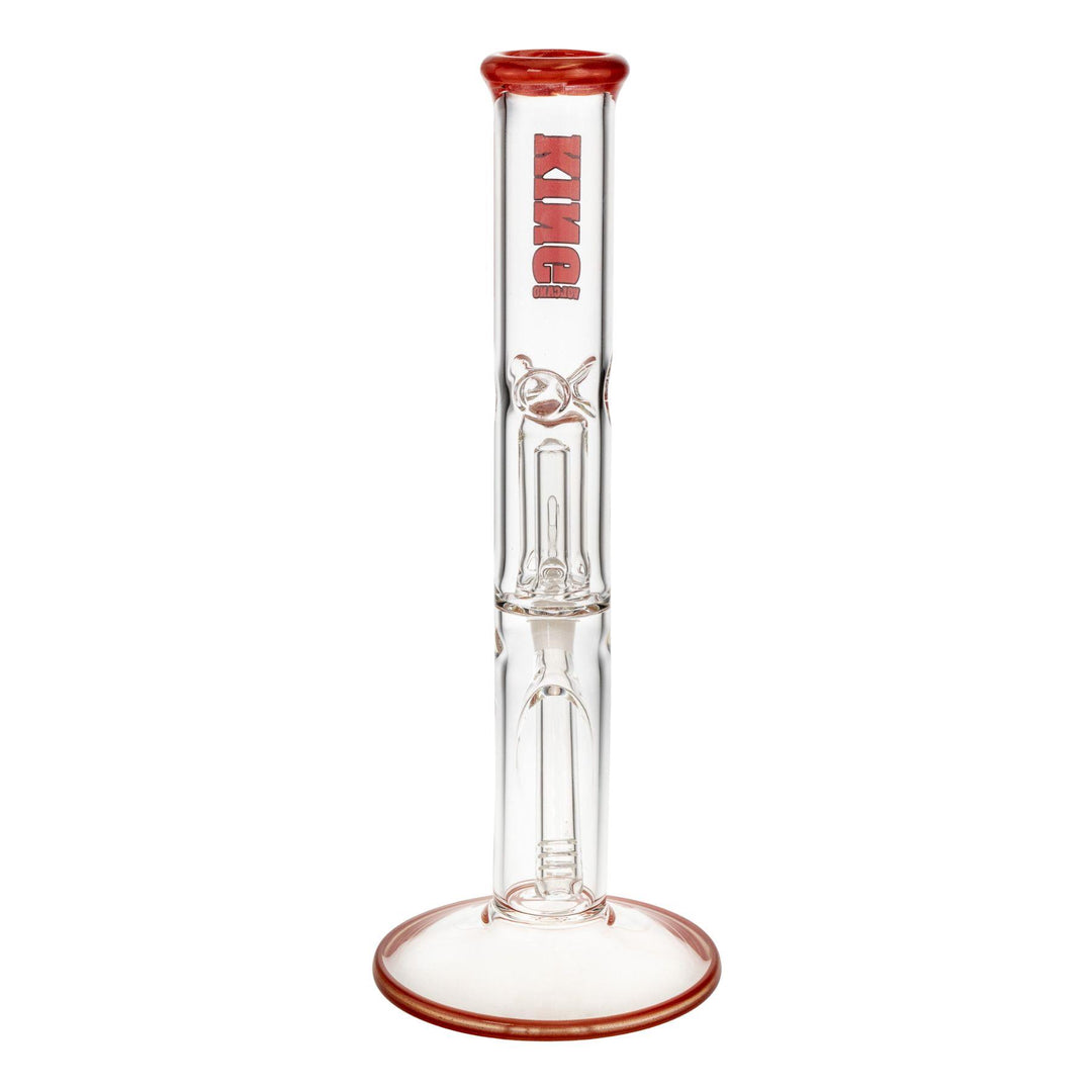 "Backside of a red King Volcano 38mmx12'' Wrap Flare," - Up N Smoke.