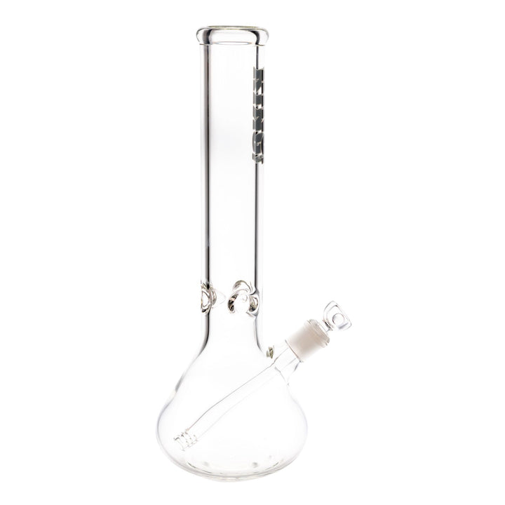 "Right-side of a King Volcano beaker that features a diffused downstem and a three-prong ice pinch," - Up N Smoke.