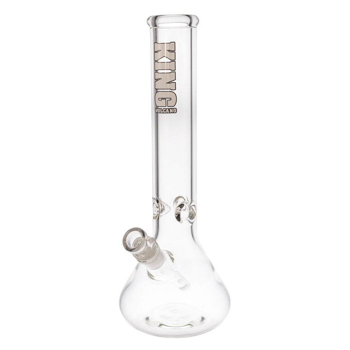 "Clear glass 50mmx14'' water pipe made in America by King Volcano," - Up N Smoke.