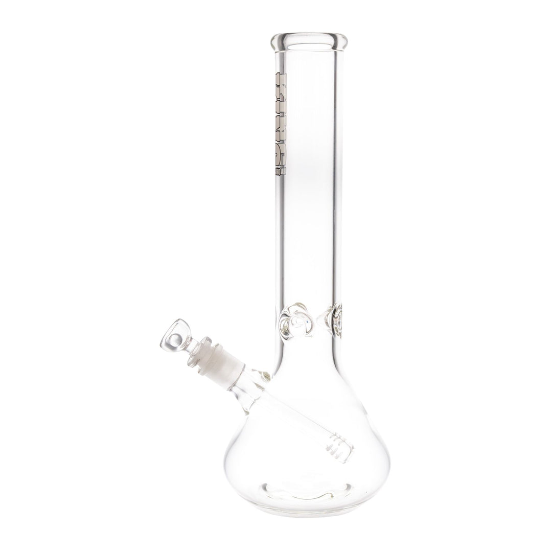 "Left-side of a King Volcano 50mmx14'' water pipe that has a diffused downstem and a three-prong ice pinch," - Up N Smoke. 