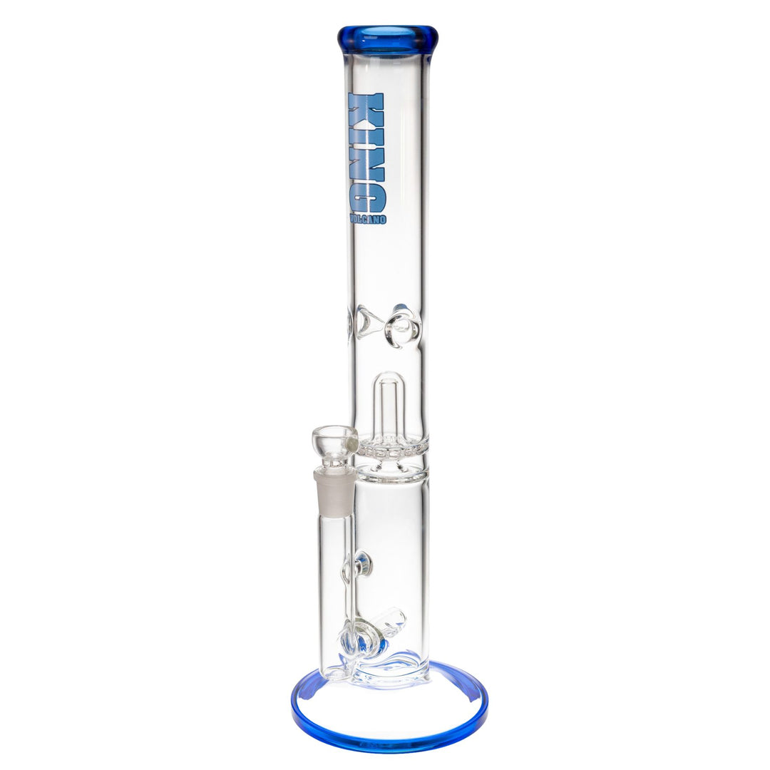 "Blue King Volcano 50mmx17in Fixed Flare Inline," - Up N Smoke.