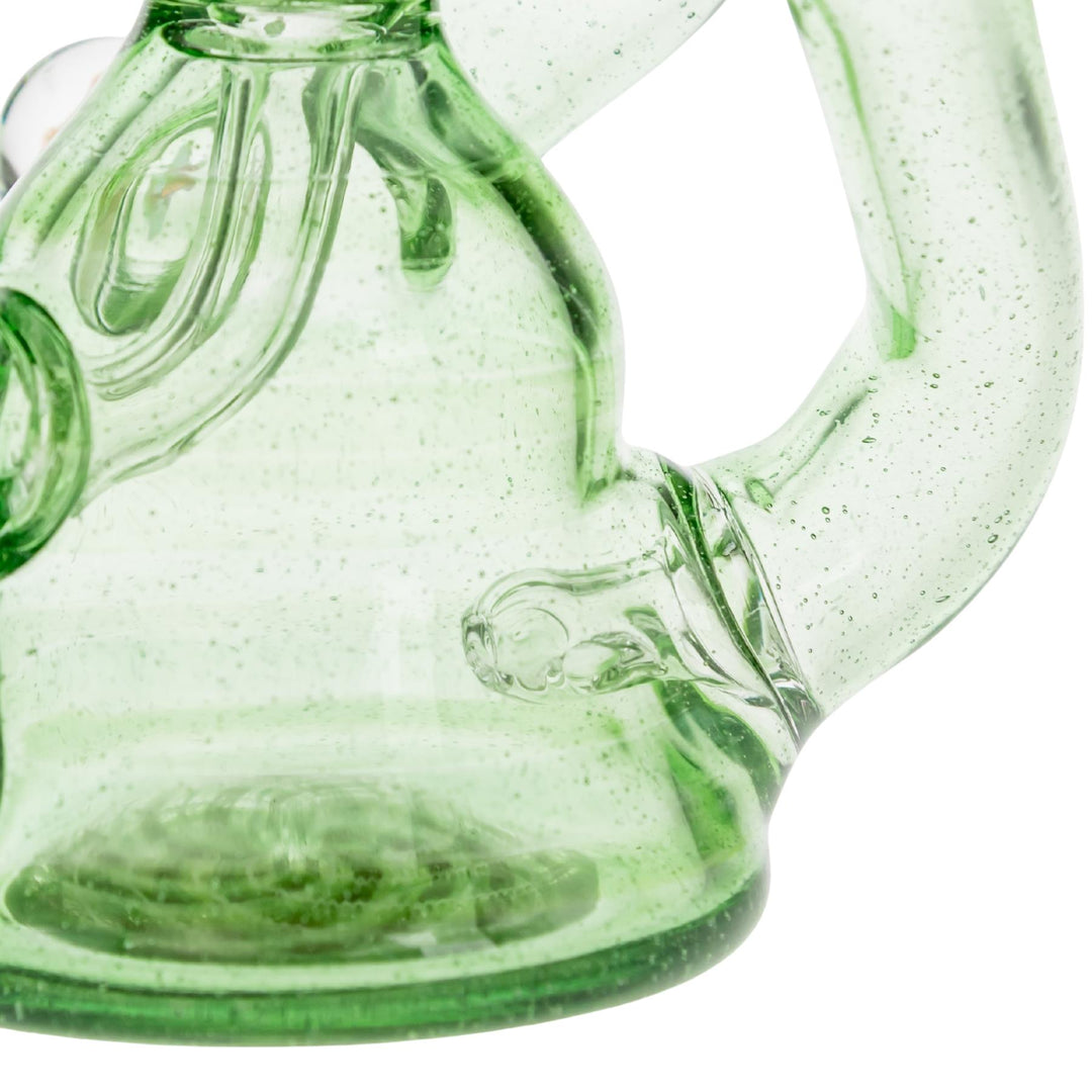 Kloud X Smitty UV Recycler close up of perc displayed on a white background - Up N Smoke